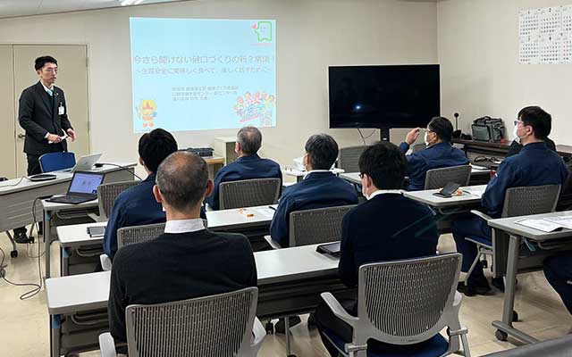 社員のオーラルフレイルを予防／検査機器導入の取り組み、優秀賞に　業務内に特定保健指導も▶▶▶サノ